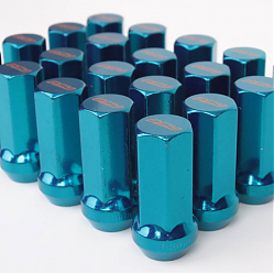 Комплект гаек 20022 PMU N086 конус 12x1,25 45mm синий HEX 17