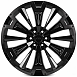 Кованые диски H250522B SKILL SV619-SV449 20 J8 ET46 6x114.3 67.1 чёрный глянцевый + полированные спи