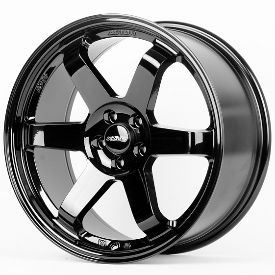 Литые диски 80589 Rays E500-CS243 18 J8.5 ET35 5x100 73.1 чёрный глянцевый: Фото 5