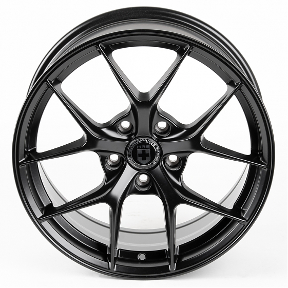 Литые диски 81000 HRE SK154-22017-40 17 J7.5 ET35 5x114.3 73.1 чёрный матовый: Фото 3