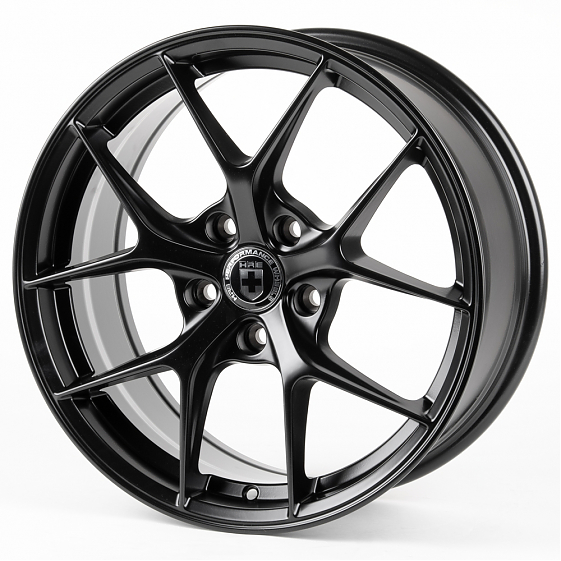 Литые диски 81000 HRE SK154-22017-40 17 J7.5 ET35 5x114.3 73.1 чёрный матовый: Фото 4