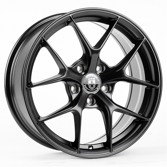 Литые диски 81000 HRE SK154-22017-40 17 J7.5 ET35 5x114.3 73.1 чёрный матовый: Фото 6