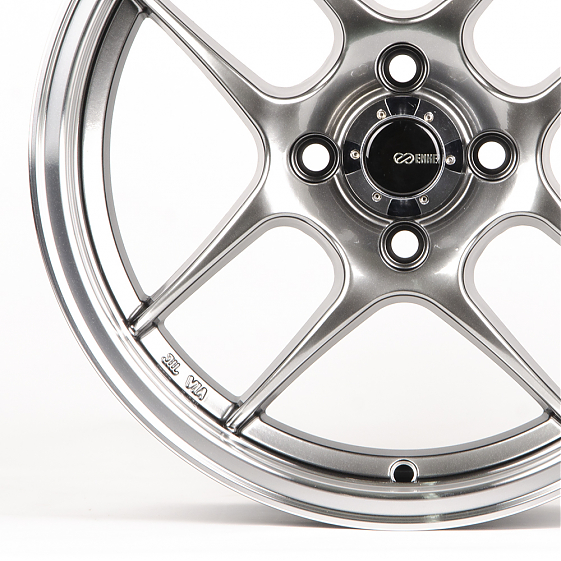 Литые диски 80684 Enkei QY005 15 J7 ET36 4x100 73.1 серебро тёмное + полированный обод: Фото 2