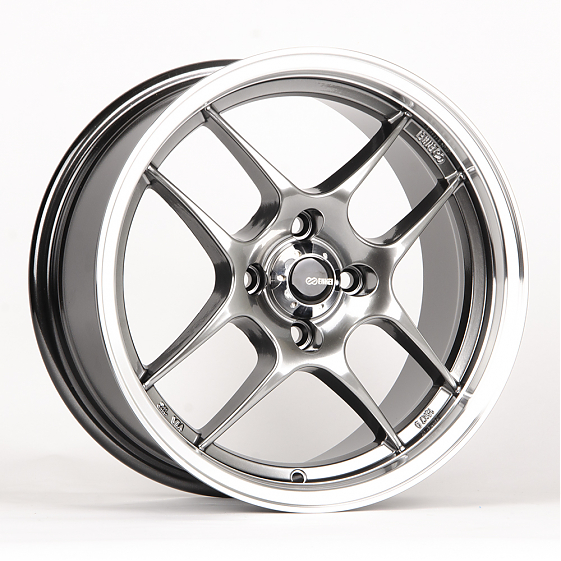 Литые диски 80684 Enkei QY005 15 J7 ET36 4x100 73.1 серебро тёмное + полированный обод: Фото 4