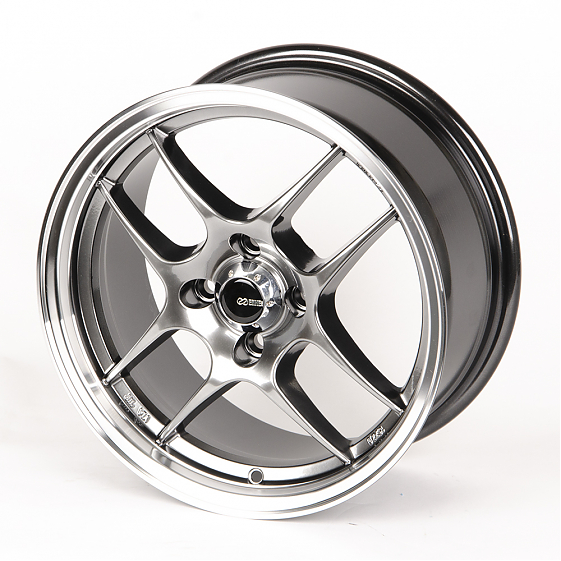 Литые диски 80684 Enkei QY005 15 J7 ET36 4x100 73.1 серебро тёмное + полированный обод: Фото 6