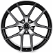 Кованые диски H241228C SKILL SL465-CS414 21 J10 ET33 5x130 84.1 чёрный матовый + полированные спицы