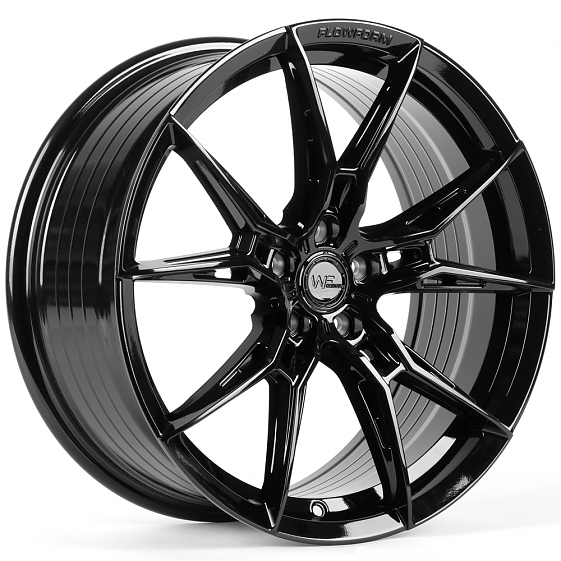 Литые диски 82290 WF XF050-SM169 18 J8 ET40 5x100 73.1 чёрный глянцевый: Фото 4
