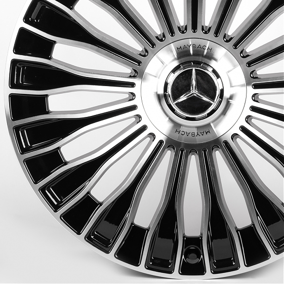 Литые диски 81815 Mercedes-Benz iV-313Q-SF102 20 J9.5 ET38 5x112 66.6 чёрный глянцевый + полированны: Фото 2