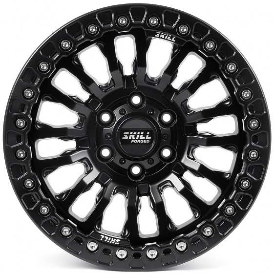 Кованые диски H250826E SKILL DS194-SK303 18 J9 ET0 6x139.7 77.8 чёрный матовый: Фото 1