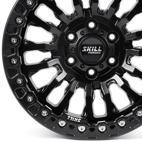 Кованые диски H250826E SKILL DS194-SK303 18 J9 ET0 6x139.7 77.8 чёрный матовый: Фото 2