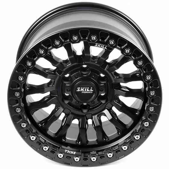 Кованые диски H250826E SKILL DS194-SK303 18 J9 ET0 6x139.7 77.8 чёрный матовый: Фото 3