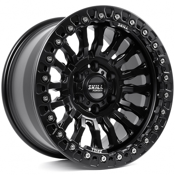 Кованые диски H250826E SKILL DS194-SK303 18 J9 ET0 6x139.7 77.8 чёрный матовый: Фото 6
