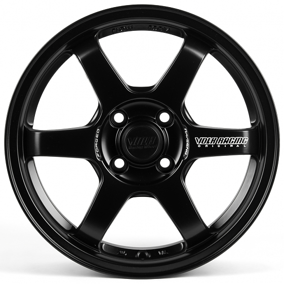 Литые диски 81530 Rays X6014-CS213 15 J6.5 ET35 4x100 67.1 чёрный матовый: Фото 1