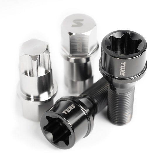 Болт 90003 SKILL ST101 конус 14x1,25 28mm чёрный HEX T80: Фото 2