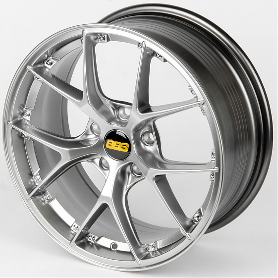 Литые диски 80537 BBS DQ004-SK154 17 J7.5 ET35 5x114.3 73.1 серебро тёмное: Фото 6