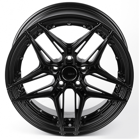Литые диски 81789 ADV1 FC6001-SM169 18 J8 ET35 5x114.3 73.1 чёрный матовый: Фото 3