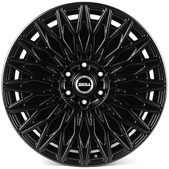 Кованые диски H260609D SKILL SV711-SB593 22 J9 ET28 6x139.7 78.1 чёрный матовый: Фото 1