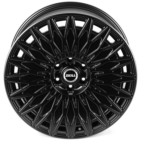 Кованые диски H260609D SKILL SV711-SB593 22 J9 ET28 6x139.7 78.1 чёрный матовый: Фото 3