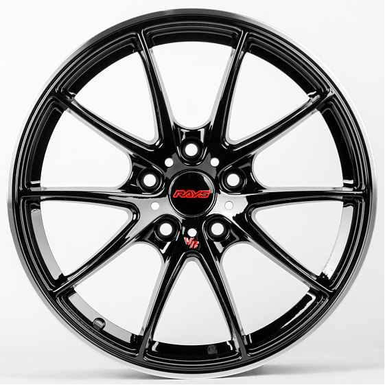 Литые диски 80441 Rays REW009-7-CT345 17 J7.5 ET35 5x100 73.1 чёрный: Фото 1