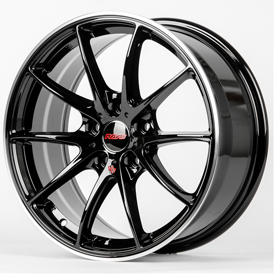 Литые диски 80441 Rays REW009-7-CT345 17 J7.5 ET35 5x100 73.1 чёрный: Фото 6