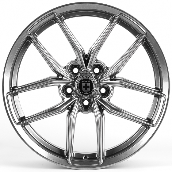 Литые диски 82020 HRE 5554X-SF069 18 J8 ET40 5x108 73.1 серебро тёмное: Фото 1