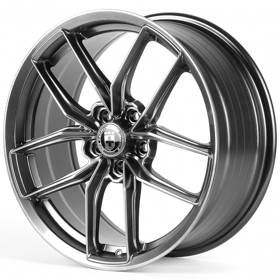 Литые диски 82020 HRE 5554X-SF069 18 J8 ET40 5x108 73.1 серебро тёмное: Фото 5