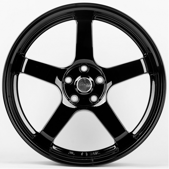 Литые диски 80625 Advan F133-FG454 19 J8.5 ET35 5x108 73.1 чёрный глянцевый: Фото 1