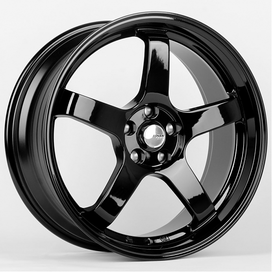 Литые диски 80625 Advan F133-FG454 19 J8.5 ET35 5x108 73.1 чёрный глянцевый: Фото 4