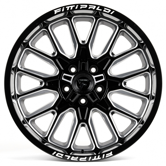 Литые диски 81284 Fittipaldi FA18BM-DS218 20 J10 ET-19 5x127/5x139.7 78.1 чёрный глянцевый + полиров: Фото 1