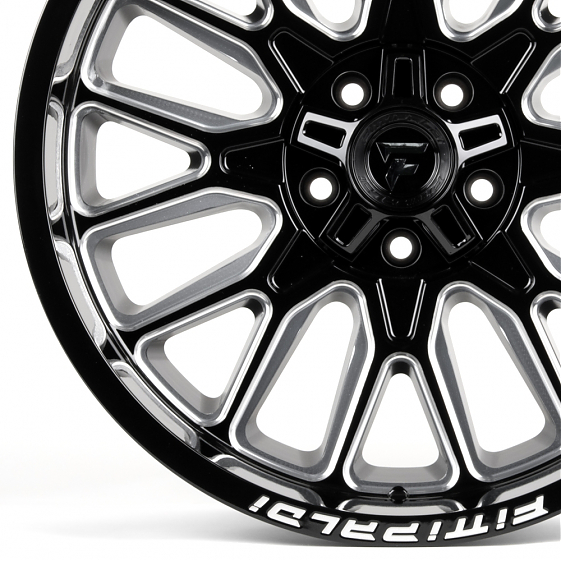 Литые диски 81284 Fittipaldi FA18BM-DS218 20 J10 ET-19 5x127/5x139.7 78.1 чёрный глянцевый + полиров: Фото 2