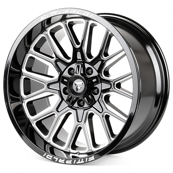 Литые диски 81284 Fittipaldi FA18BM-DS218 20 J10 ET-19 5x127/5x139.7 78.1 чёрный глянцевый + полиров: Фото 5