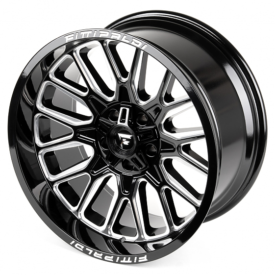 Литые диски 81284 Fittipaldi FA18BM-DS218 20 J10 ET-19 5x127/5x139.7 78.1 чёрный глянцевый + полиров: Фото 6