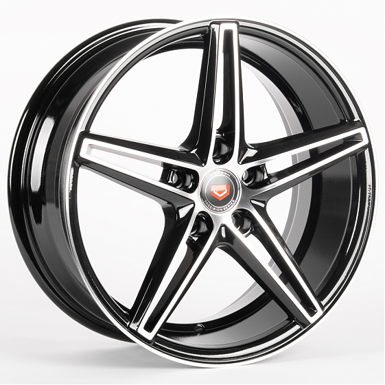Литые диски 81551 53223-SV272 17 J7.5 ET35 5x114.3 73.1 чёрный + полированные спицы: Фото 6