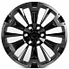 Кованые диски H241229A SKILL SV619-CS412 20 J9 ET50 6x139.7 95.1 чёрный глянцевый + полированные спи