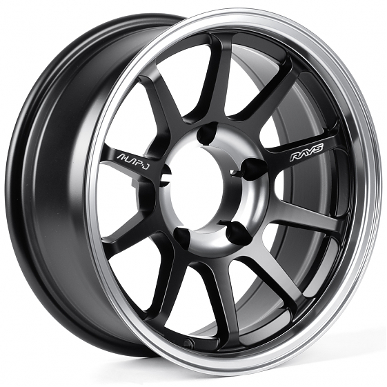 Литые диски 82558 Rays 13173-FG421 16 J6.5 ET-25 5x139.7 108.1 чёрный матовый + полированный обод + : Фото 4
