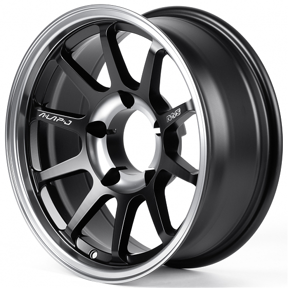 Литые диски 82558 Rays 13173-FG421 16 J6.5 ET-25 5x139.7 108.1 чёрный матовый + полированный обод + : Фото 5