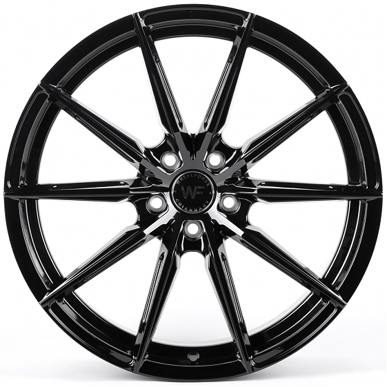 Литые диски 82221 WF XL6004-DS345 19 J8.5 ET35 5x114.3 73.1 чёрный глянцевый: Фото 1