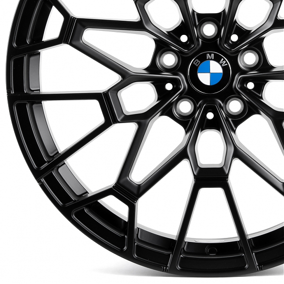 Кованые диски H240601XF SL827-SB546 19 J8 ET27 5x112 66.6 чёрный матовый: Фото 2