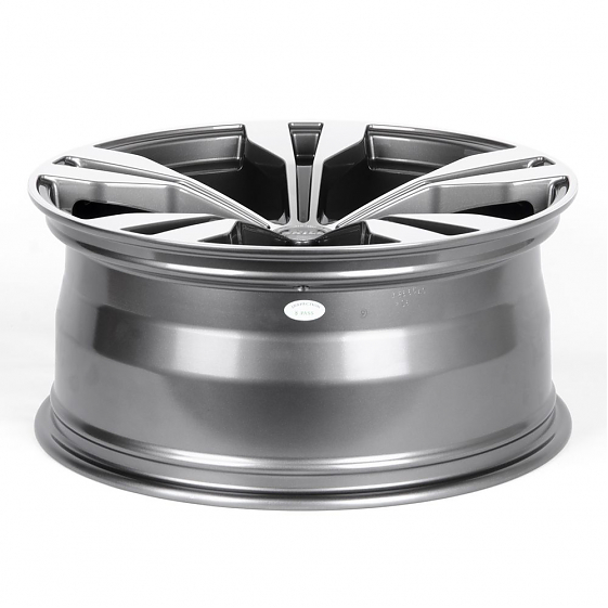 Кованые диски 230612S SKILL SL566-CT390 21 J9.5 ET31 5x112 66.6 графит глянцевый + полированные спиц: Фото 7