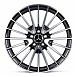 Кованые диски 230610T SKILL SL379-SL052 18 J8.5 ET48 5x112 66.6 чёрный + полированные спицы