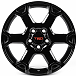 Литые диски 82527 TRD F7789 17 J8 ET38 5x114.3 60.1 чёрный глянцевый