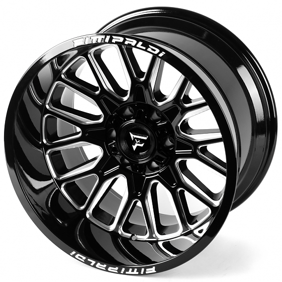Литые диски 81616 Fittipaldi FA18BM 20 J12 ET-44 6x135/6x139.7 106.1 чёрный глянцевый + полированные: Фото 6