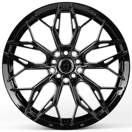 Литые диски 82426 HRE XF209 18 J8 ET35 5x112 66.56 чёрный глянцевый: Фото 1