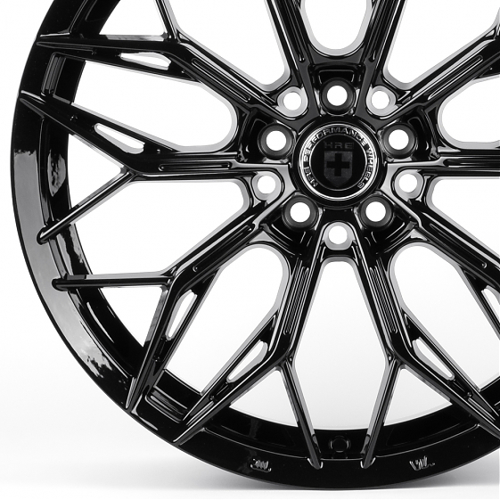Литые диски 82426 HRE XF209 18 J8 ET35 5x112 66.56 чёрный глянцевый: Фото 2