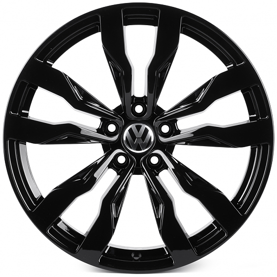 Кованые диски H250925S SKILL SL566-SV435 19 J8.5 ET28 5x112 66.6 чёрный глянцевый: Фото 1