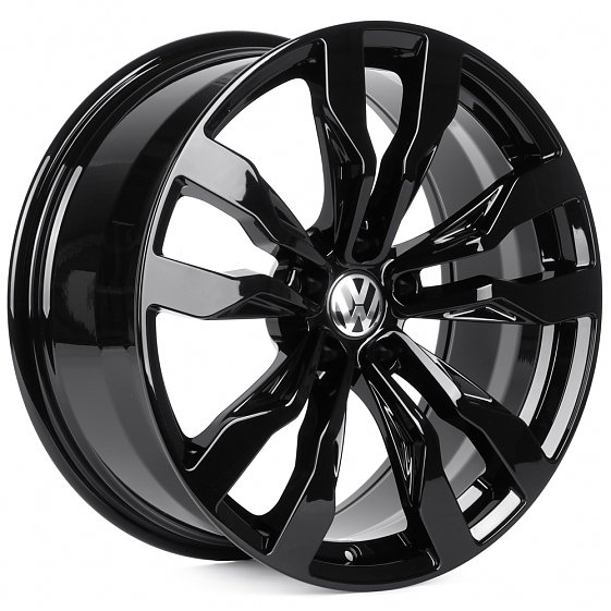 Кованые диски H250925S SKILL SL566-SV435 19 J8.5 ET28 5x112 66.6 чёрный глянцевый: Фото 4