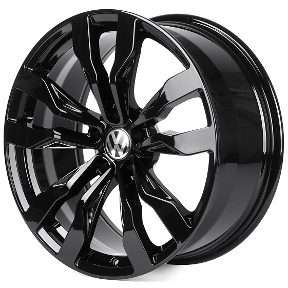 Кованые диски H250925S SKILL SL566-SV435 19 J8.5 ET28 5x112 66.6 чёрный глянцевый: Фото 5