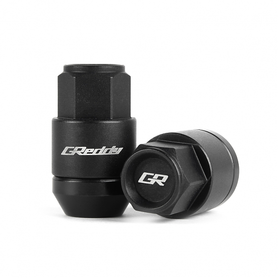 Комплект гаек 20185 Greddy M17 PRO конус 12x1,5 43.5mm чёрный матовый HEX 19: Фото 2