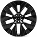 Кованые диски H241231P SKILL SL253-SL238 22 J10 ET20 5x112 66.5 чёрный глянцевый