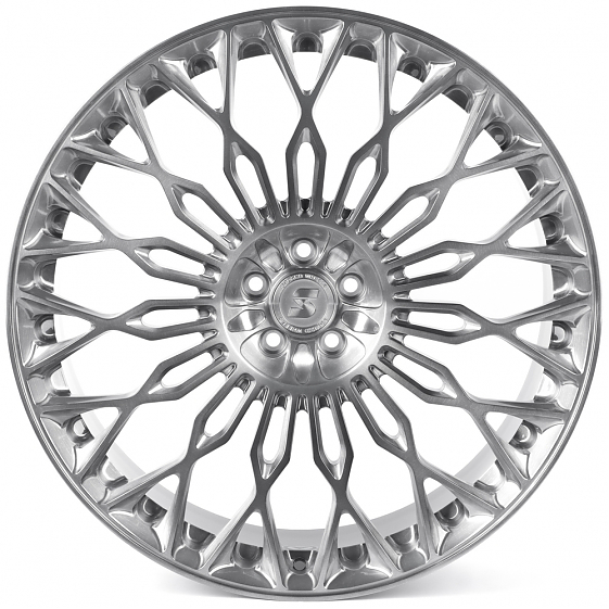 Кованые диски H260126U SKILL SL237-SB610 23 J10 ET35 5x108 63.4 матовый браш прозрачный: Фото 1
